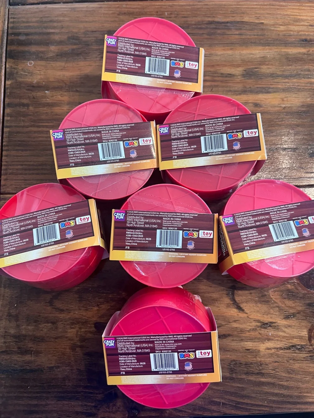 7pack Authentic RMS Treasure Series Dumplings 🥟 🪎🥟🪎